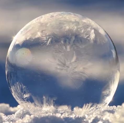 Real-time bubble freezing